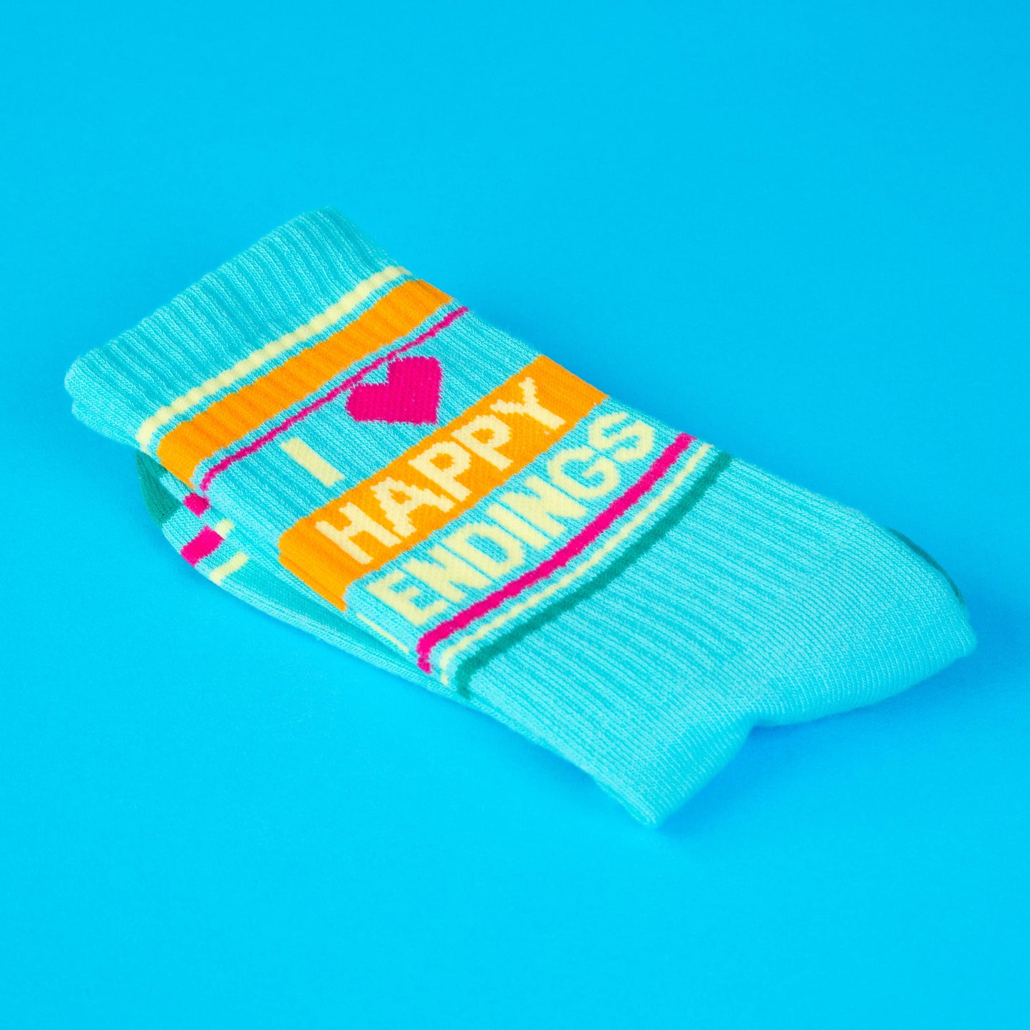 I ❤️ Happy Endings Gym Crew Socks