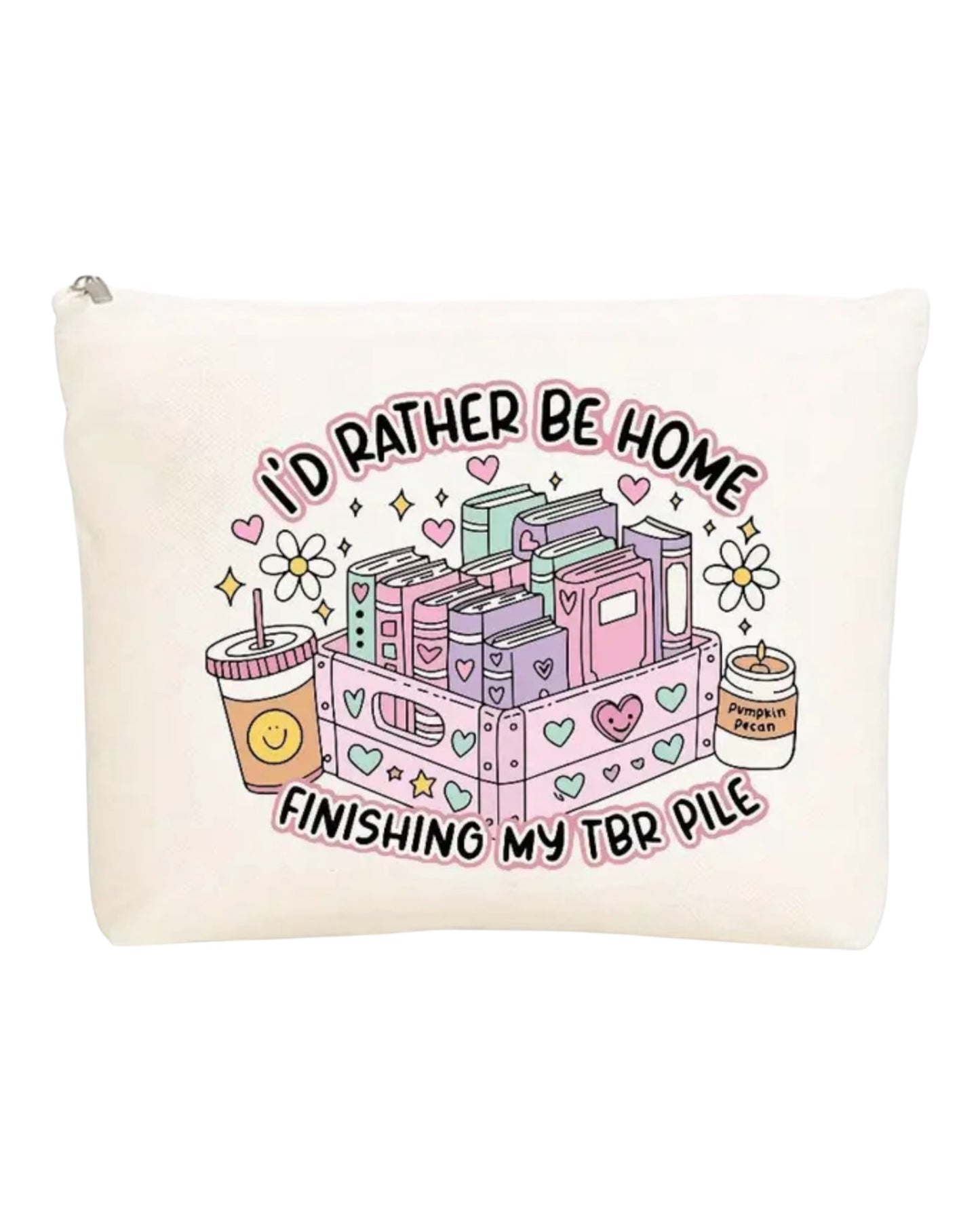 I’d rather be home finishing my TBR pouch