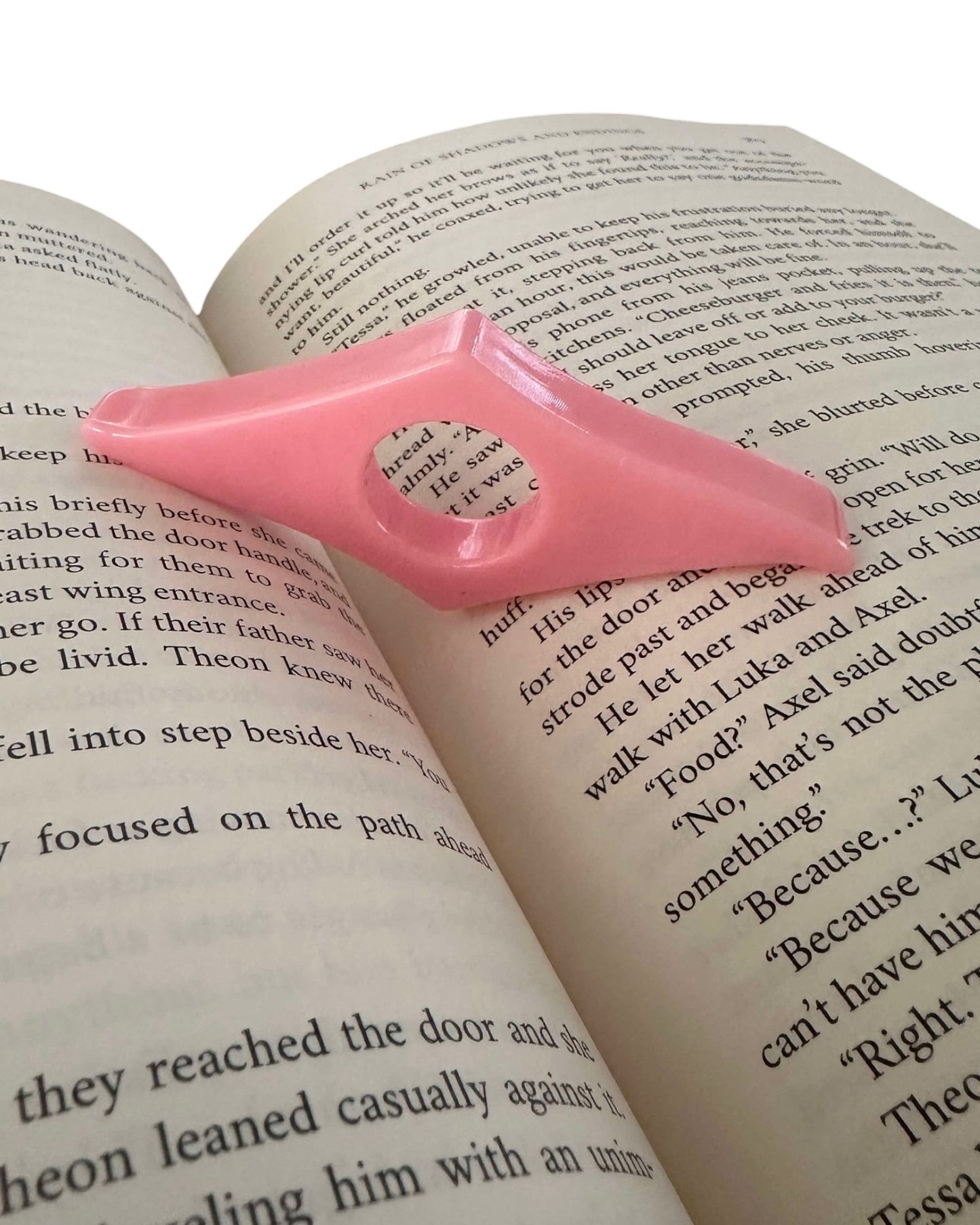 Book Support Thumb Page Opener (pink)