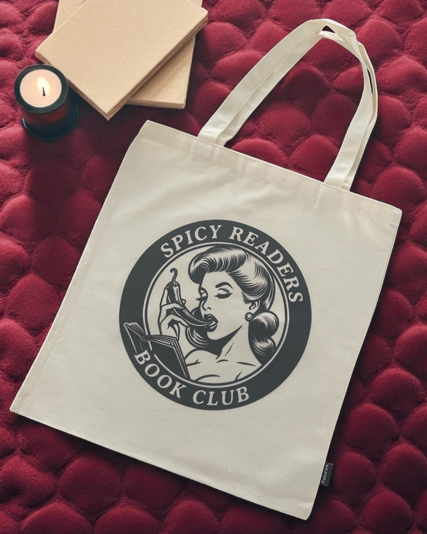 Spicy Readers Book Club Tote Bag