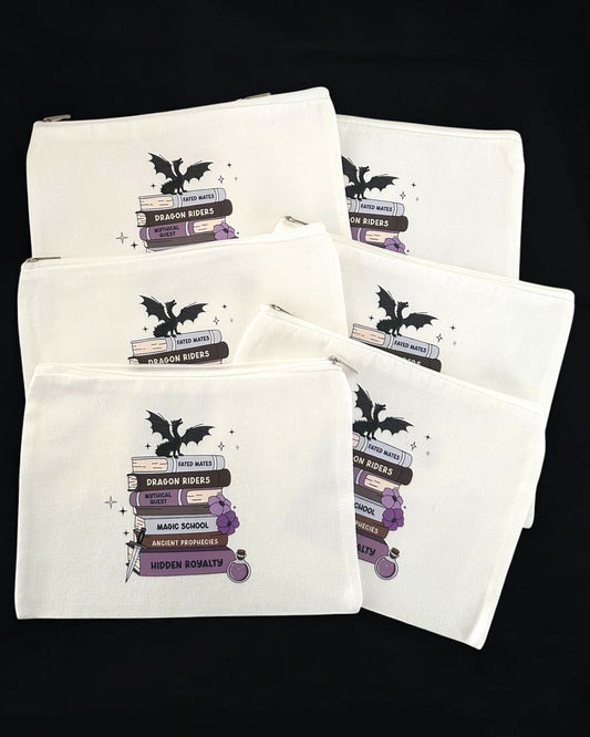 Romantasy Bookstack Pouch