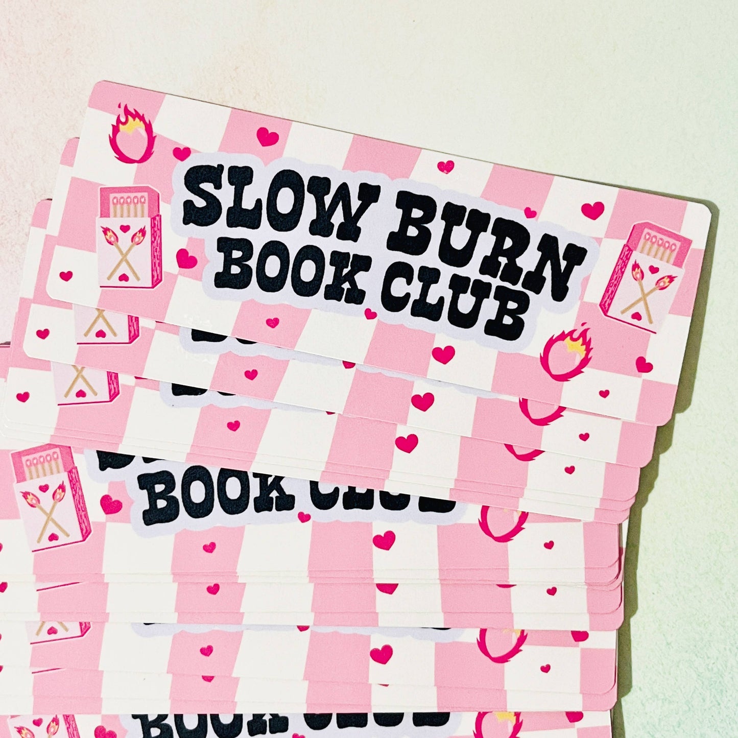 Slow Burn Book Club Bookmark