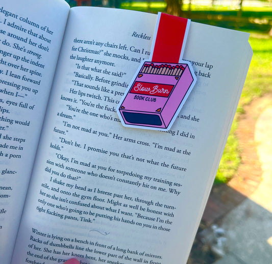 Slow Burn Book Club Magnetic Bookmark