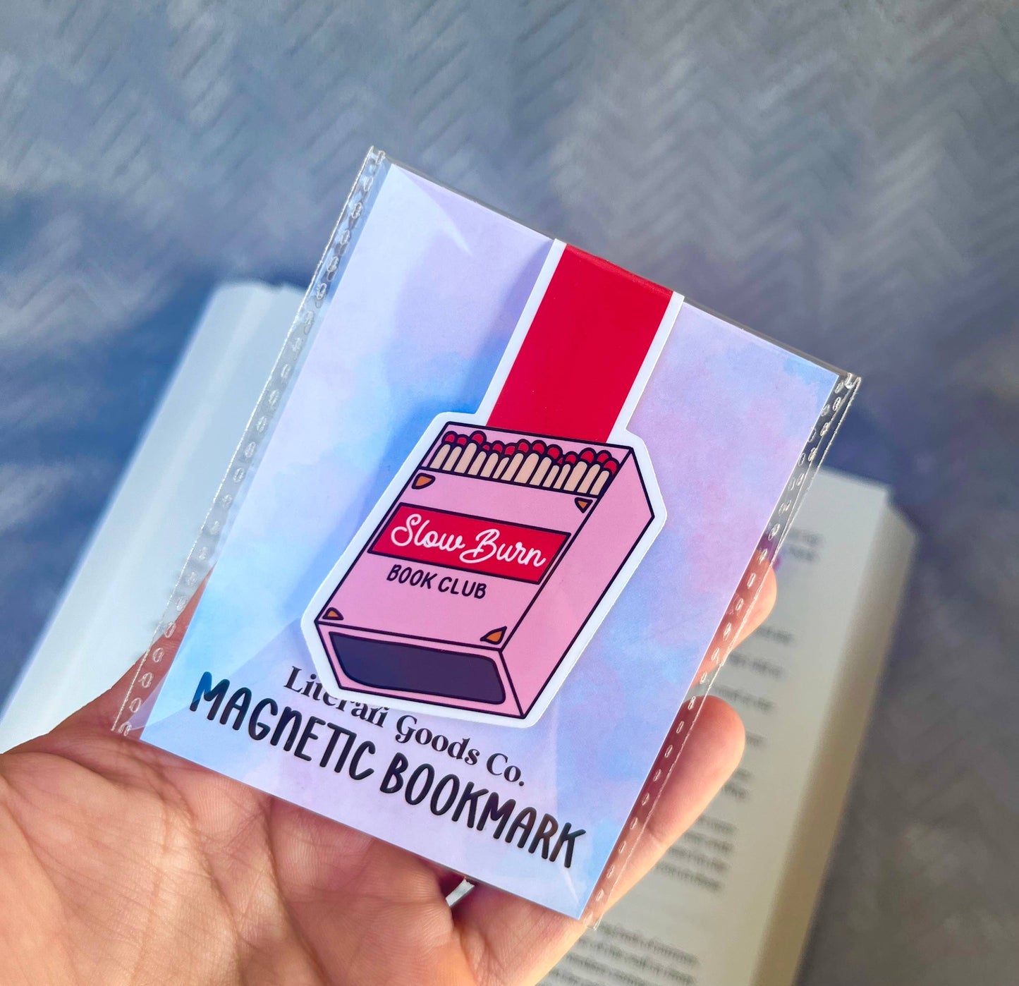 Slow Burn Book Club Magnetic Bookmark