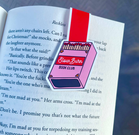 Slow Burn Book Club Magnetic Bookmark