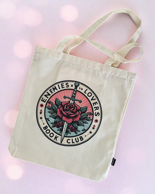Enemies To Lovers Tote Bag [With zip and inner pocket]