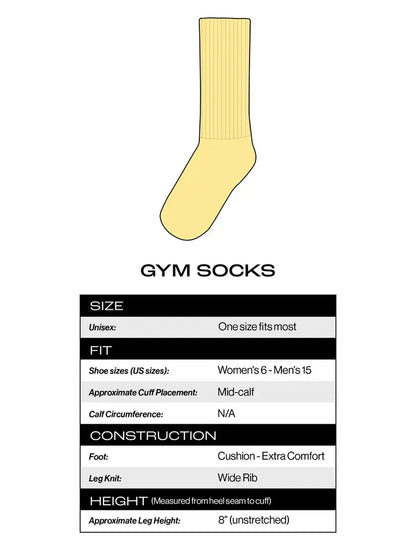 I ❤️ Romantasy Gym Crew Socks