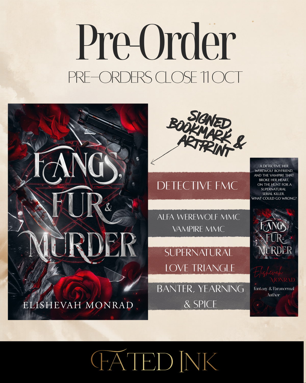 Pre-Order | Fangs, Fur & Murder [Signed paperback with pre-order incentives]