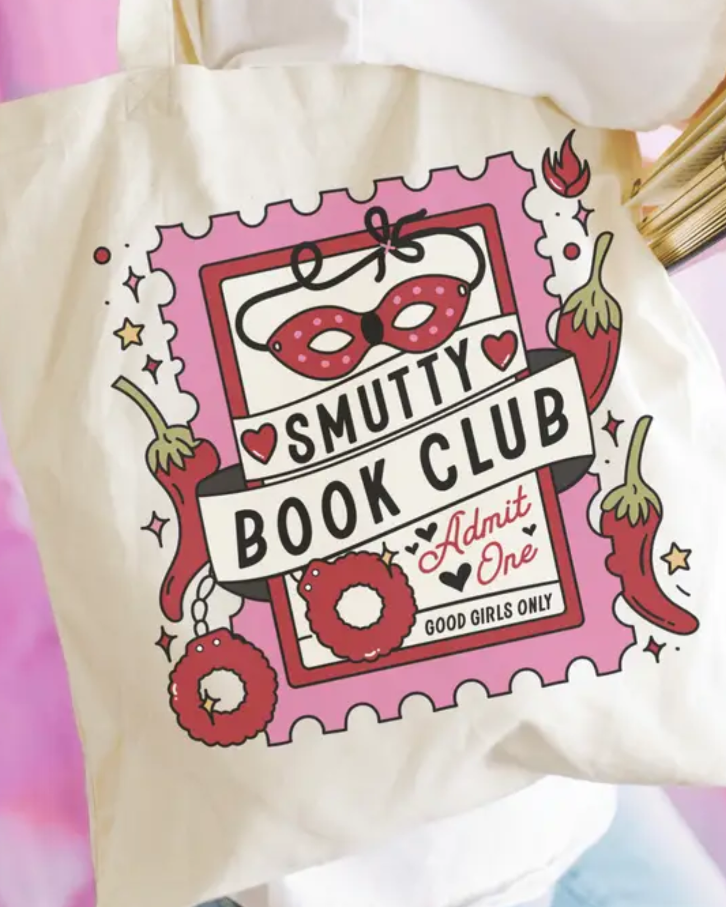 Smutty Book Club Tote Bag [heavy duty]