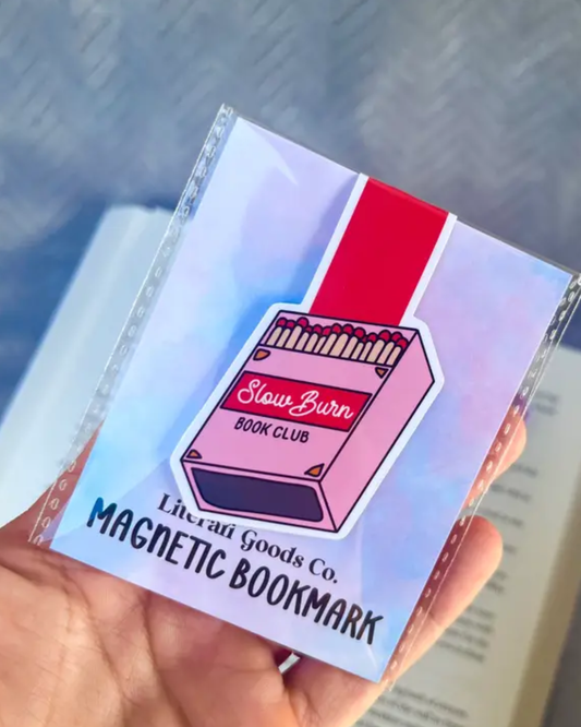 Slow Burn Book Club Magnetic Bookmark