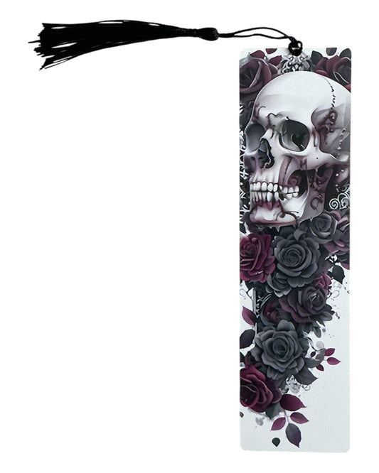 Gothic Wooden Bookmark (skull)