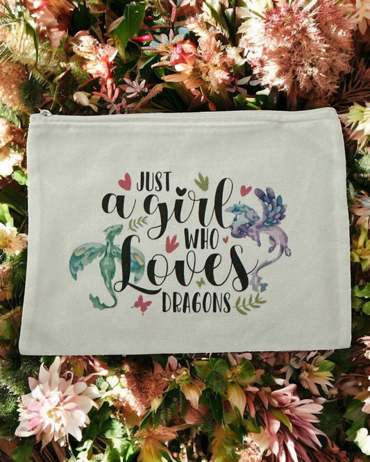 Just a Girl Who Loves Dragons Pouch