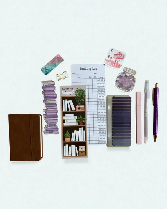 Basic Book Bundle [Tan & Purple]