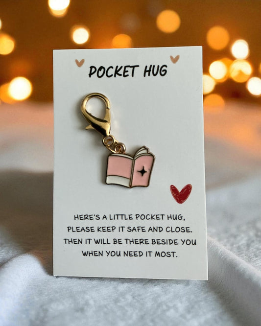 Book Keychain Pendant [Pink]