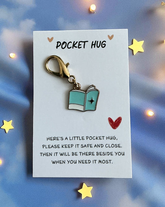 Book Keychain Pendant [Blue]