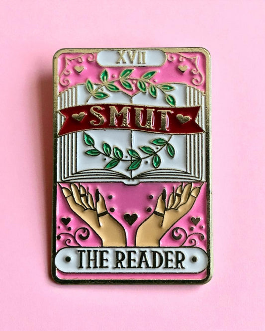 Smut The Reader Enamel Pin