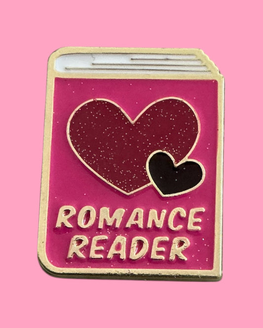 Romance Reader Enamel Pin
