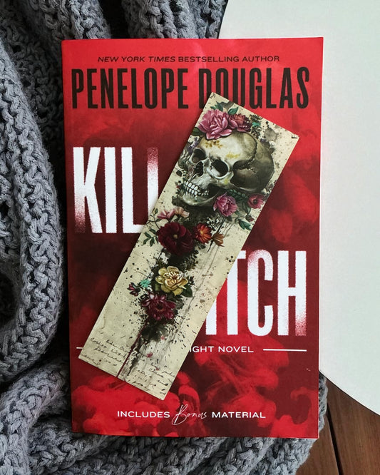 Skull Acrylic Bookmark [A]