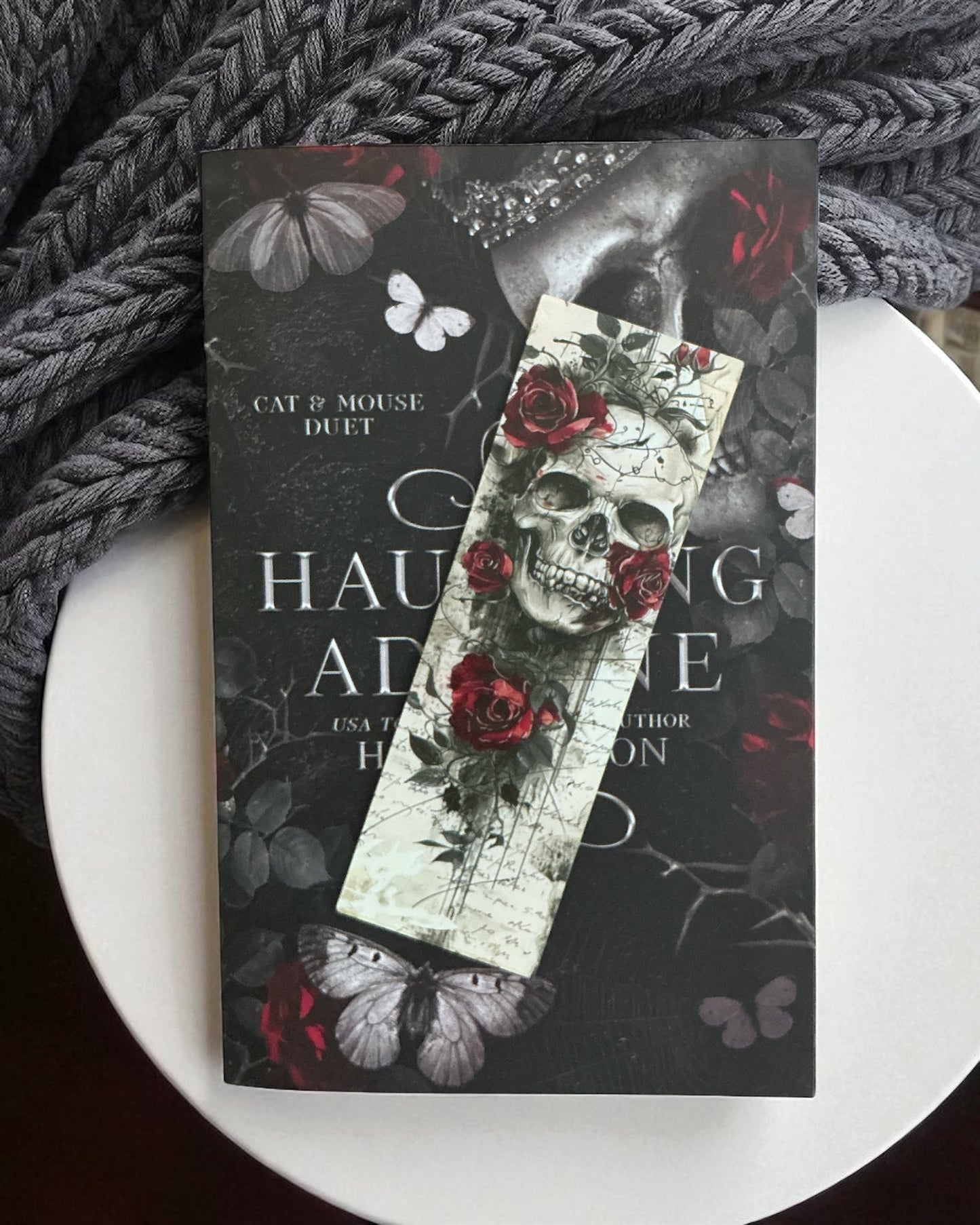 Skull Acrylic Bookmark [D]
