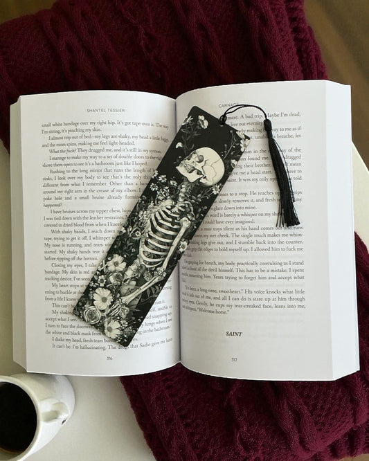 Skeleton Wood Bookmark [A]