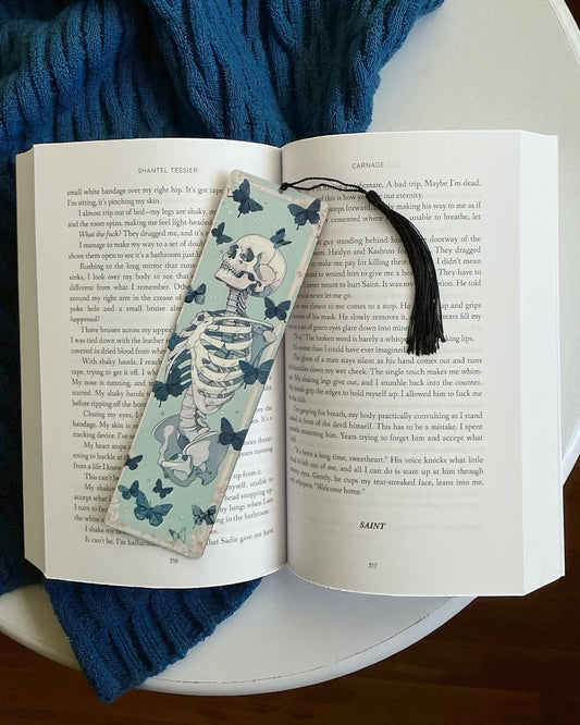 Skeleton Wood Bookmark [B]