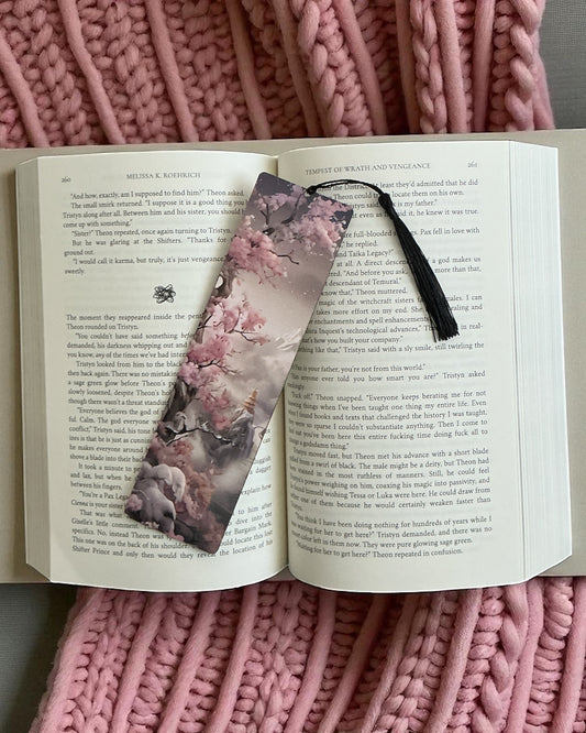 Fantasy Landscape Wood Bookmark [B]