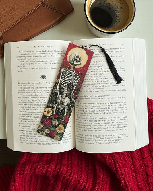 Skeleton Wood Bookmark [C]