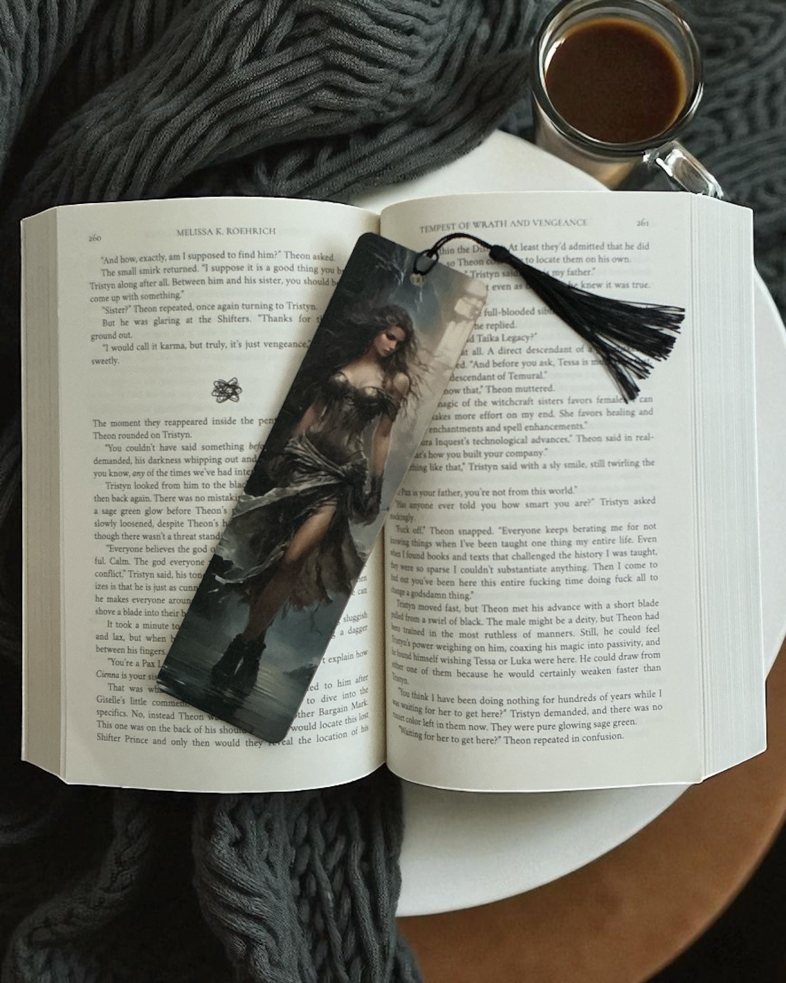 Fantasy FMC Wood Bookmark [D] – Fated Ink