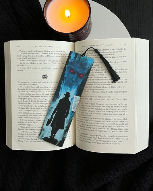 Dark Romance MMC Briefcase Wood Bookmark [C]