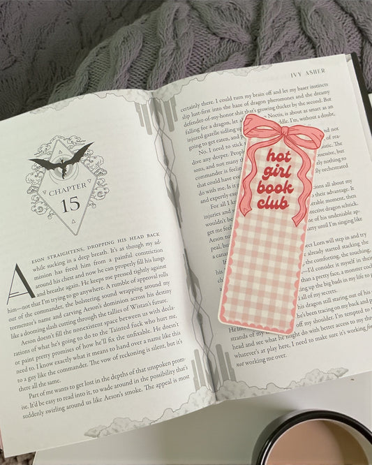 Hot Girl Book Club Bookmark