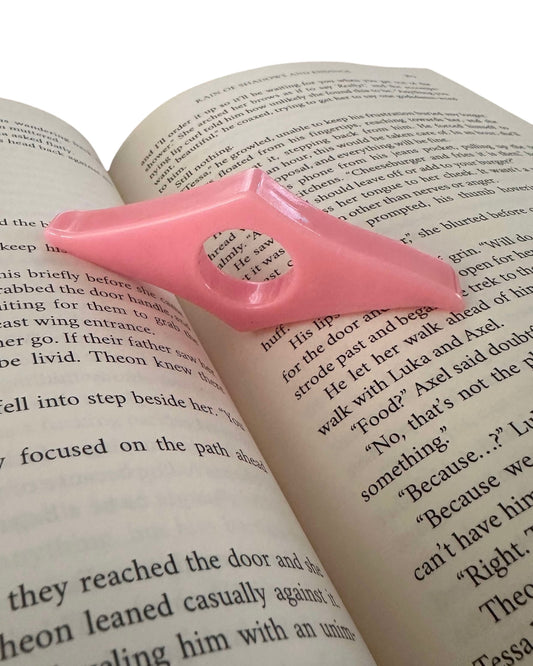 Book Support Thumb Page Opener (pink)