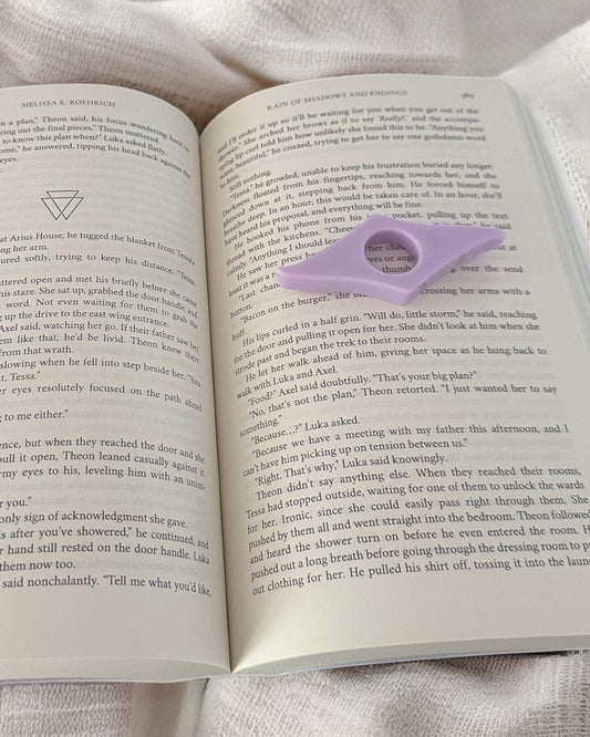 Book Support Thumb Page Opener (lavender)
