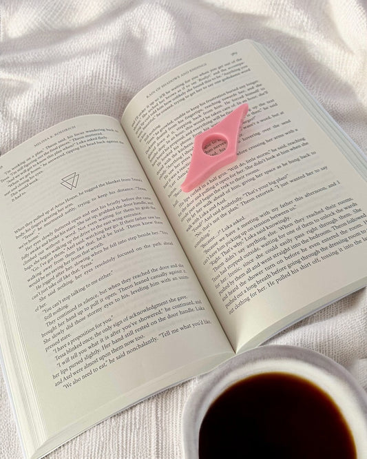 Book Support Thumb Page Opener (pink)