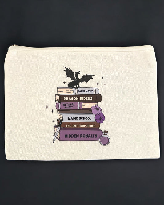 Romantasy Bookstack Pouch