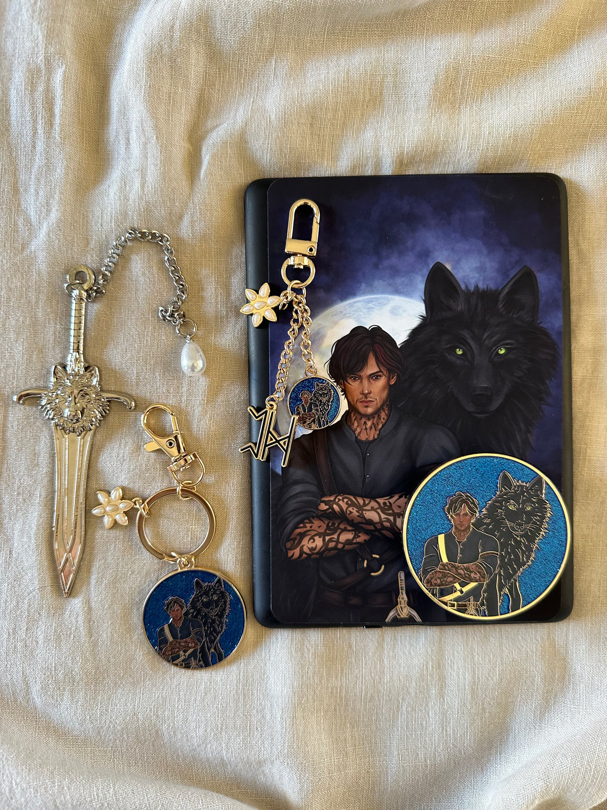Dire Bound Keyring - Stark [Officially Licensed]