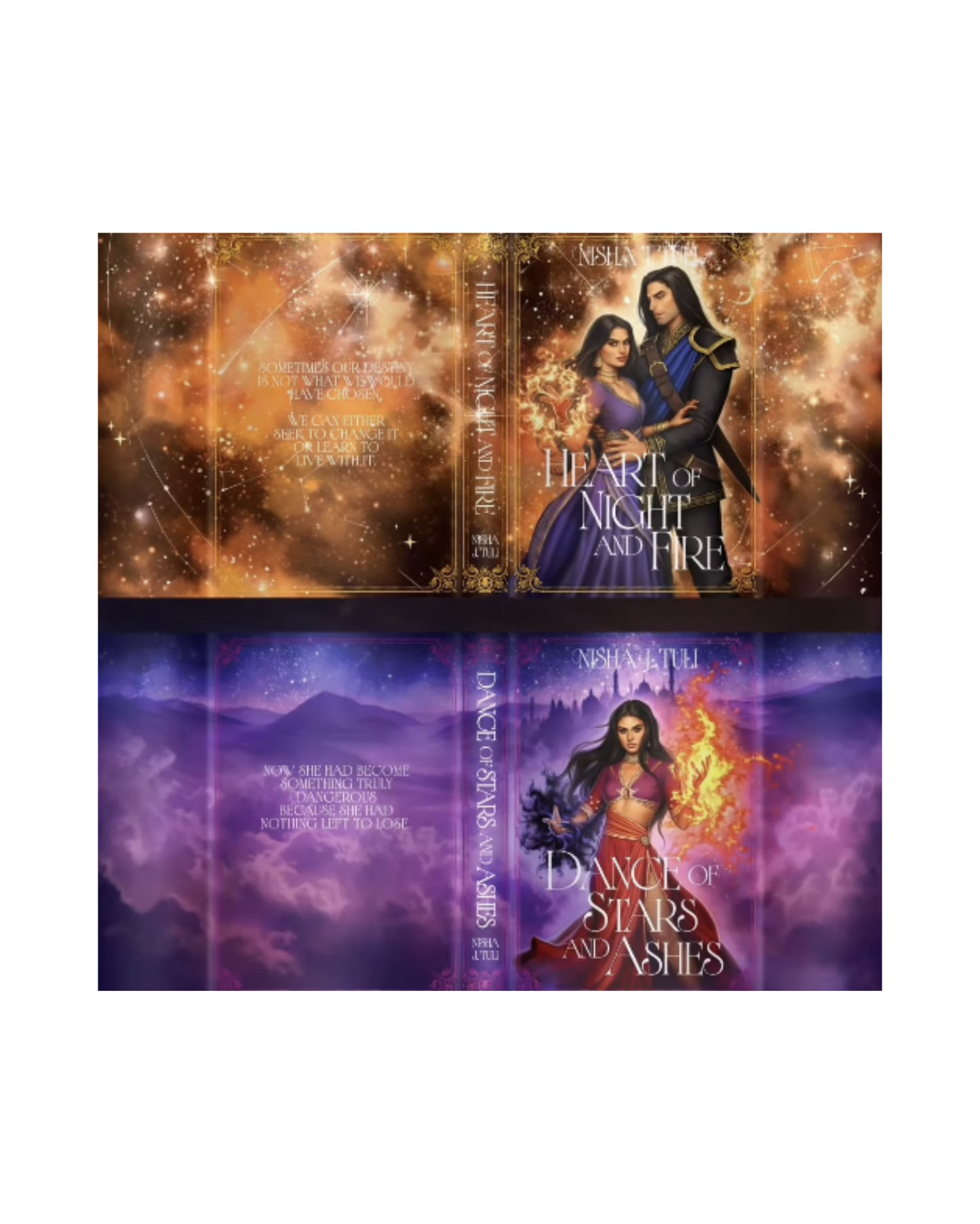 Heart of Night and Fire & Dance of Stars and Ashes [The Arcane Society Special Edition Hardback]