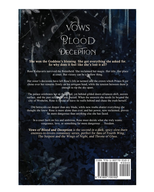 Vows of Blood and Deception [Paperback with signed bookplate]