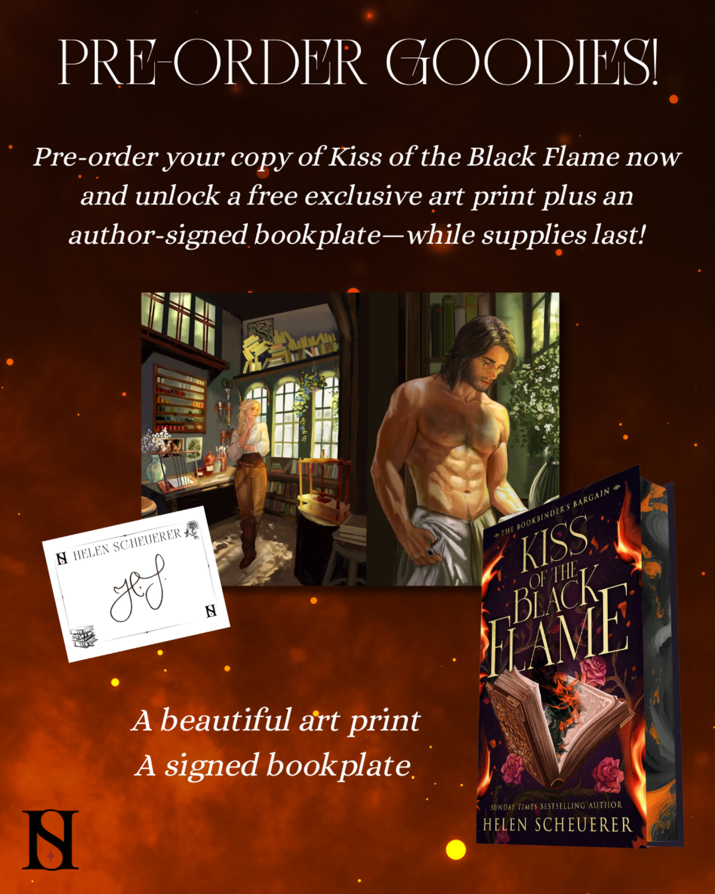 PRE-ORDER Kiss of the Black Flame [Deluxe Limited Hardcover Edition with Pre-Order Incentives]