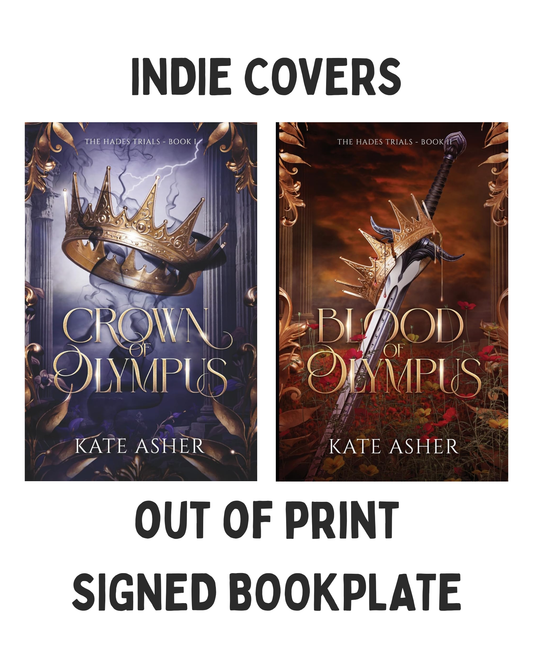 Crown of Olympus & Blood of Olympus [Paperbacks with Signed Bookplate & Bookmark]