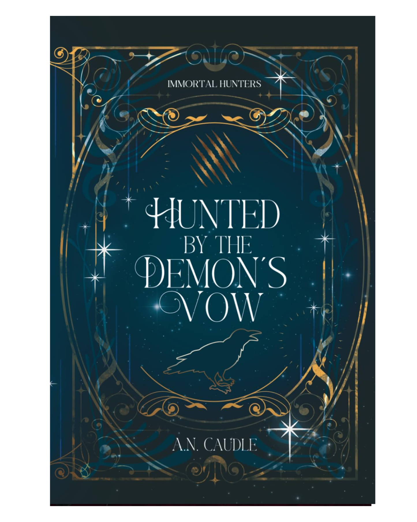 Hunted by the Demon's Vow [Paperbaack with signed bookplate & art print]