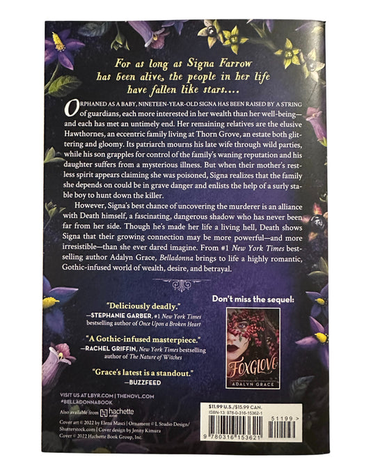 Belladonna [imperfect paperback]