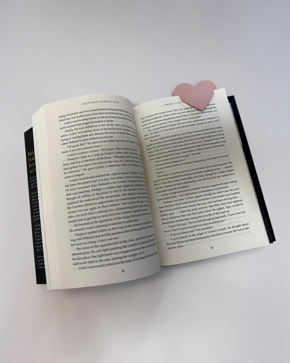 Heart Leather Bookmark